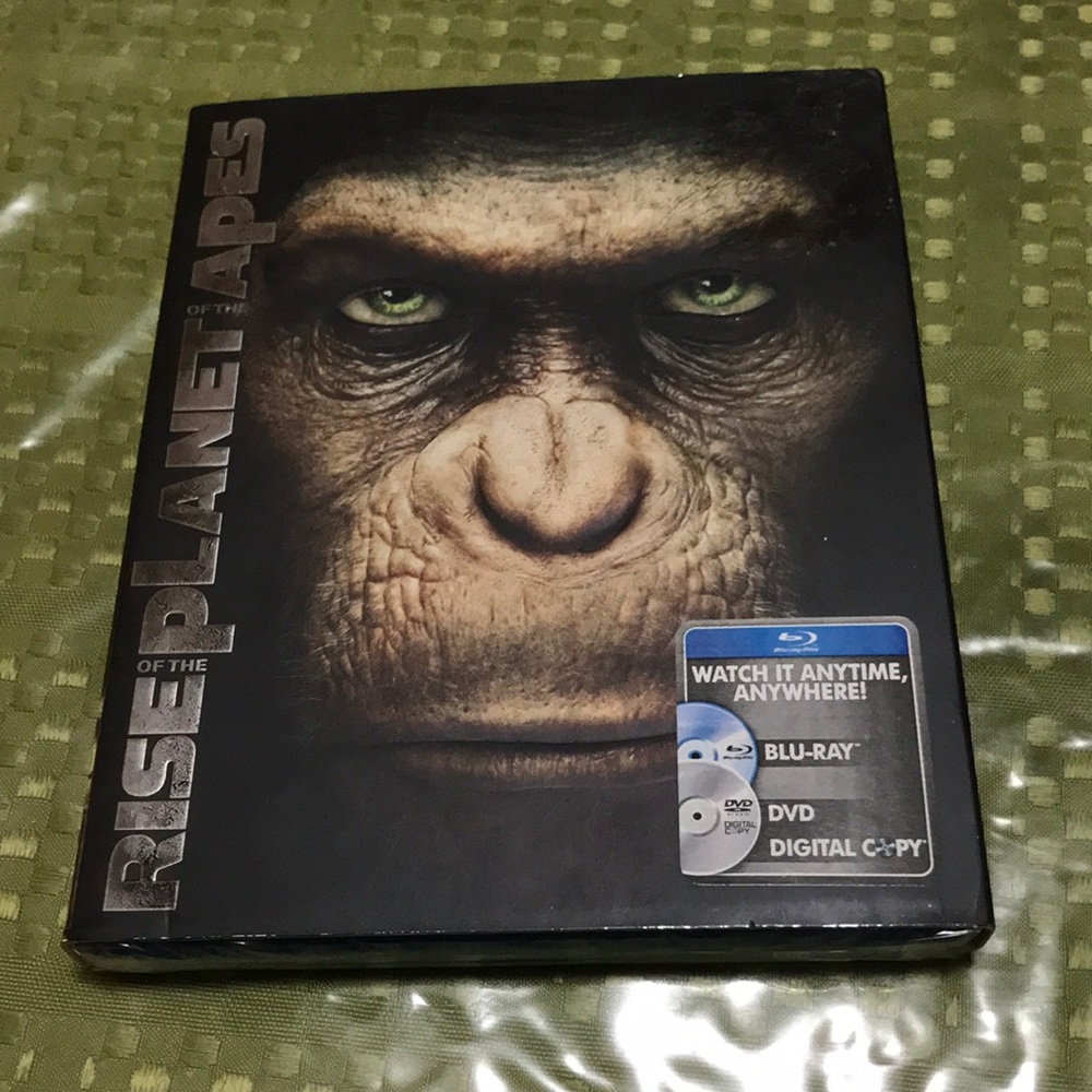 Rise of the planet of the apes blue ray dvd
